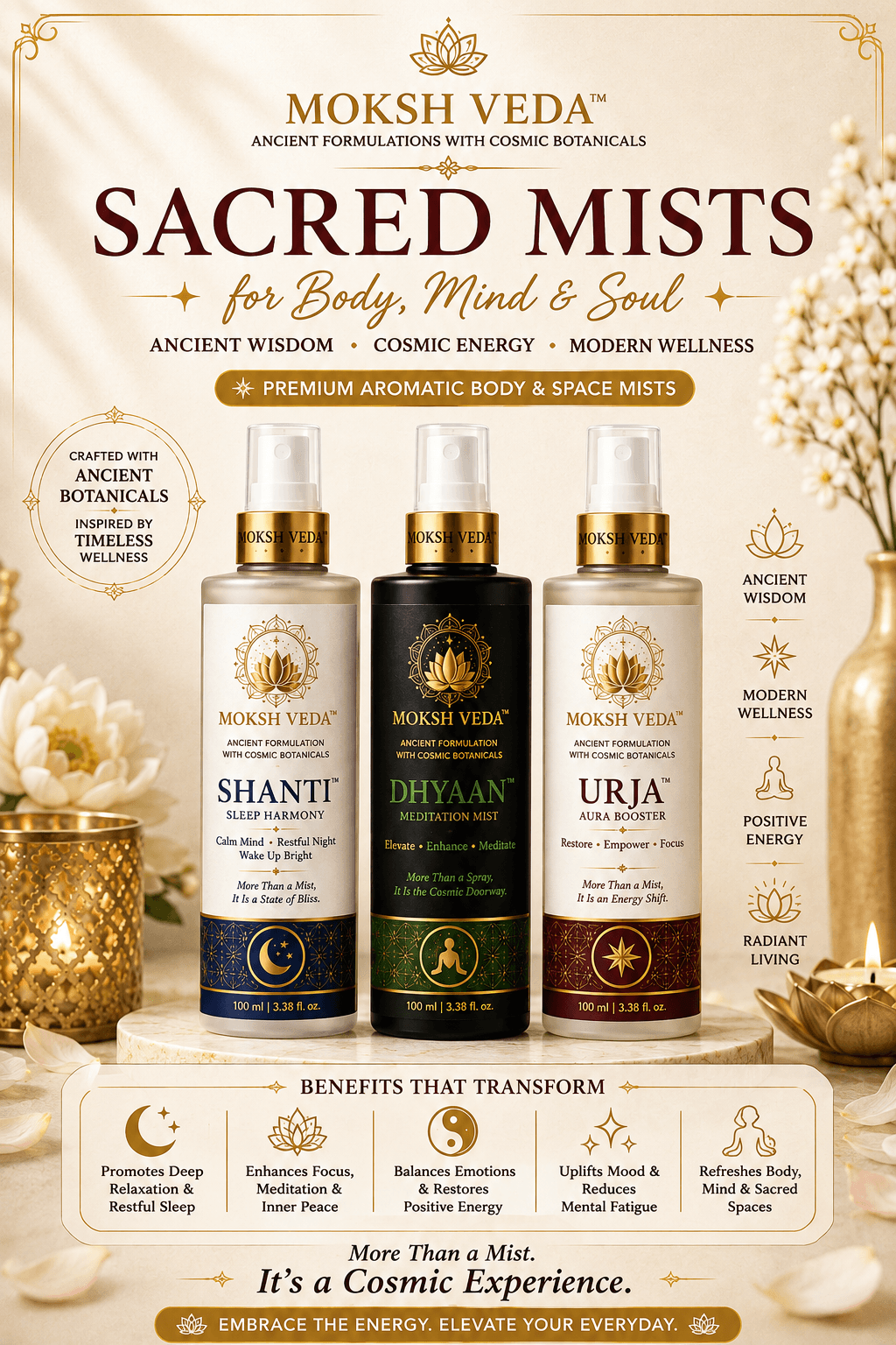 Trishakti Sacred Trio Set
